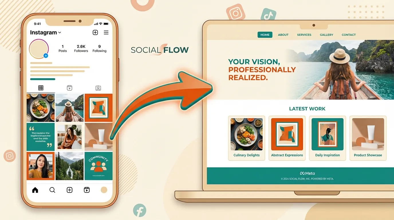 Instagram to Website